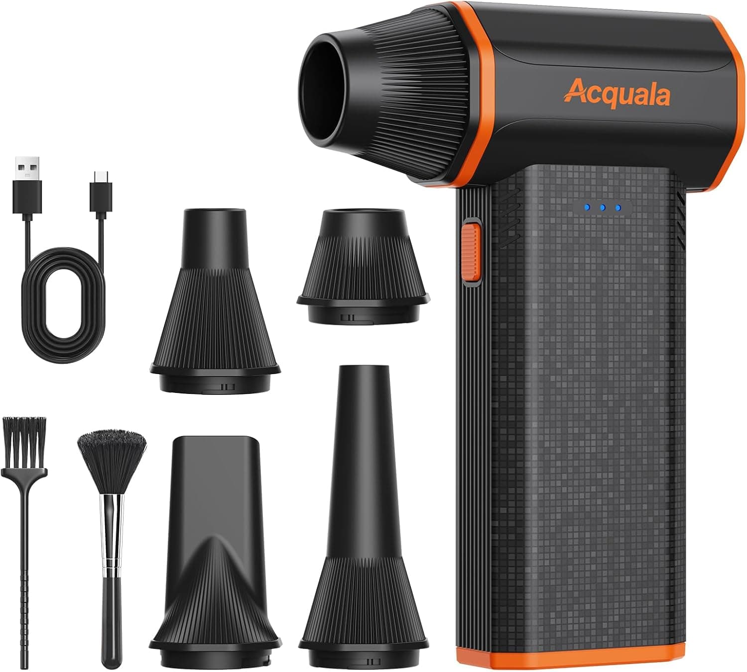 Acquala 160,000 RPM Electric Air Duster – Rechargeable Ultra Powerful Cordless Cleaner