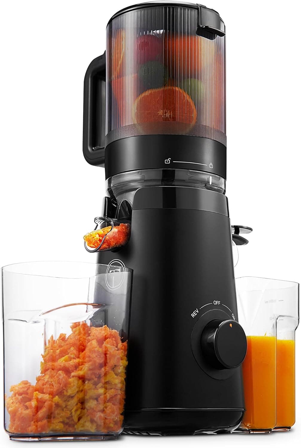 Make Fresh Juice in Minutes with This High-Yield Cold Press Juicer