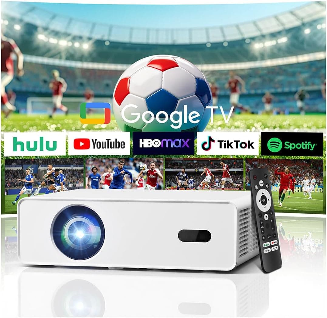 Big-Screen Entertainment Anywhere with This Smart 1080P Projector