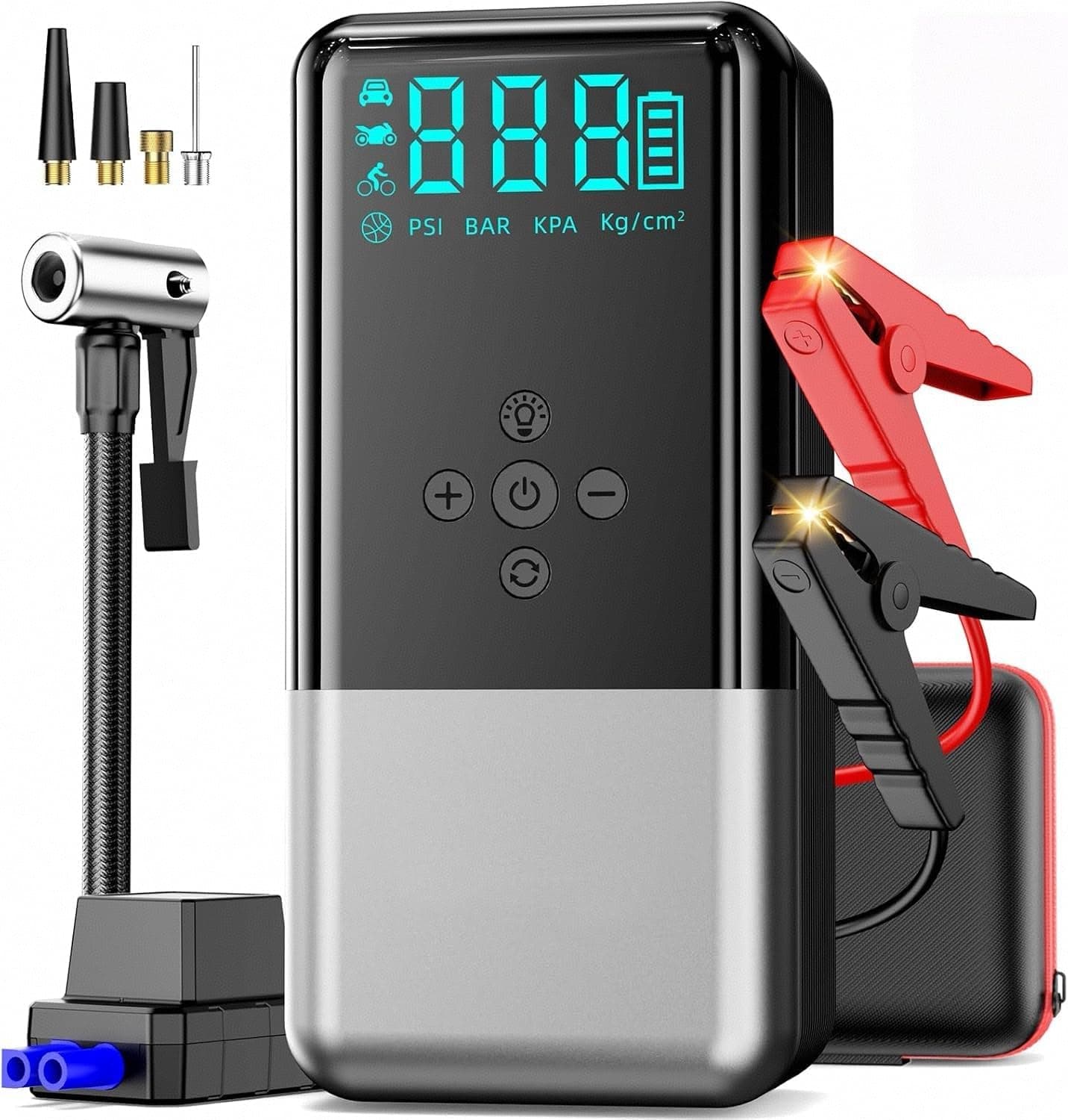Be Ready for Any Roadside Emergency with This 8000A Jump Starter